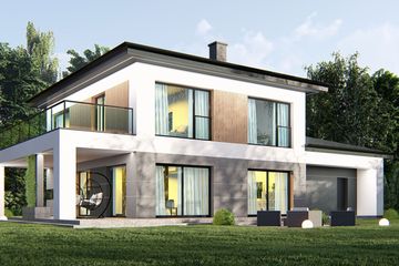  Projekt domu uA408 (WCB1528) - projekt domu z pełnym piętrem - Zdjęcie 2