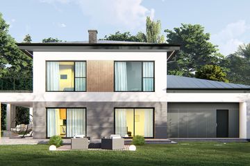  Projekt domu uA408 (WCB1528) - projekt domu z pełnym piętrem - Zdjęcie 5