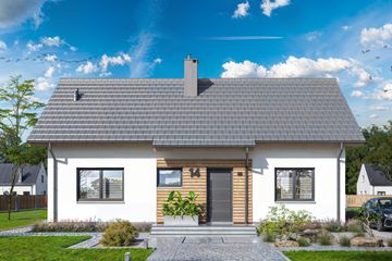  Projekt domu Tamlin (WOE1196) - projekt domu parterowego - Zdjęcie 1