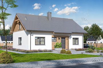  Projekt domu Tamlin (WOE1196) - projekt domu parterowego - Zdjęcie 2