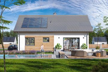  Projekt domu Tamlin (WOE1196) - projekt domu parterowego - Zdjęcie 4