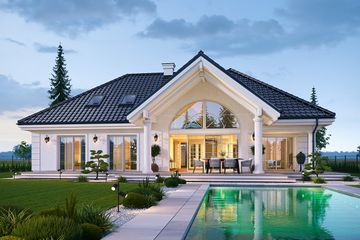  Projekt domu Willa Parkowa 10 (WAH2151) - projekt domu parterowego z poddaszem - Zdjęcie 2