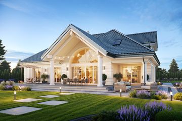  Projekt domu Willa Parkowa 9 (WAH2150) - projekt domu parterowego z poddaszem - Zdjęcie 6