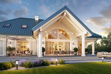  Projekt domu Willa Parkowa 9 (WAH2150) - projekt domu parterowego z poddaszem - Zdjęcie 5