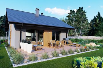  Projekt domu Parterowy 28 (BBH1056) - projekt domu parterowego - Zdjęcie 8