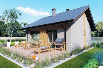  Projekt domu Parterowy 28 (BBH1056) - projekt domu parterowego - Zdjęcie 4