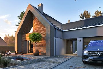  Projekt domu Srebrna z garażem 1-st. [A] (WRF2448) - projekt domu parterowego - Zdjęcie 4