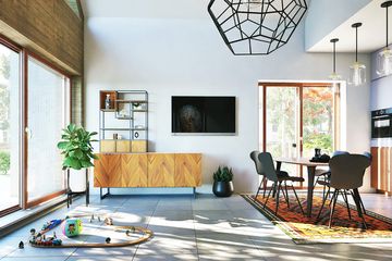  Projekt domu Srebrna z garażem 1-st. [A] (WRF2448) - projekt domu parterowego - Zdjęcie 8