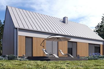  Projekt domu uA403 (WCB1527) - projekt domu parterowego - Zdjęcie 3