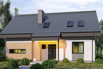  Projekt domu uA3v1 (WCB1549) - projekt domu parterowego - Zdjęcie 2