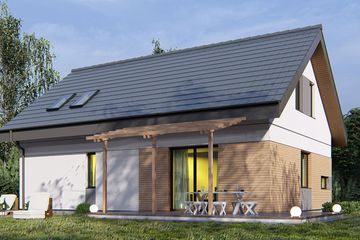  Projekt domu uA3v1 (WCB1549) - projekt domu parterowego - Zdjęcie 3