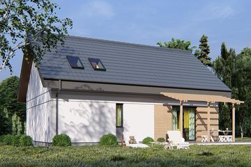  Projekt domu uA3v1 (WCB1549) - projekt domu parterowego - Zdjęcie 4