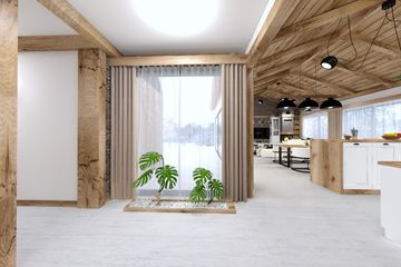 Projekt domu Ka165 - parterowy dom o powierzchni 152,42 m², dach dwuspadowy - ujęcie 7