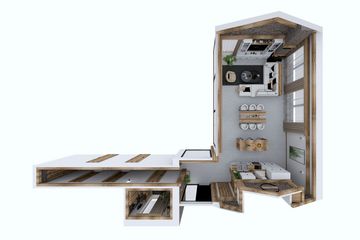 Projekt domu Ka165 - parterowy dom o powierzchni 152,42 m², dach dwuspadowy - ujęcie 29