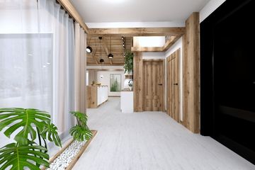 Projekt domu Ka165 - parterowy dom o powierzchni 152,42 m², dach dwuspadowy - ujęcie 34