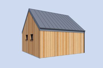  Projekt garażu G357 garaż jednostanowiskowy (SLN2845) - projekt garażu parterowego - Zdjęcie 4