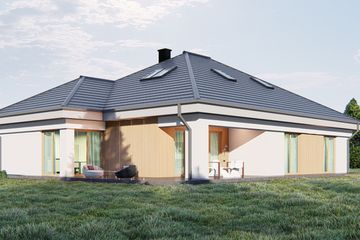  Projekt domu uA9v4 (WCB1550) - projekt domu parterowego - Zdjęcie 4