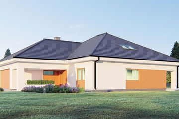  Projekt domu uA9v5 (WCB1551) - projekt domu parterowego - Zdjęcie 3