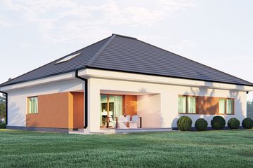  Projekt domu uA9v5 (WCB1551) - projekt domu parterowego - Zdjęcie 4