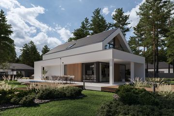  Projekt domu NewHouse 755 G2 (KRZ1096) - projekt domu parterowego z poddaszem - Zdjęcie 6