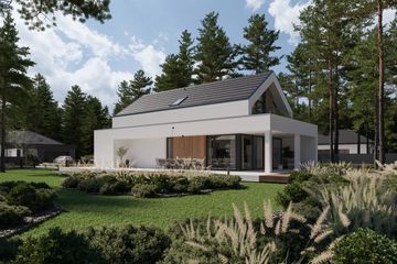  Projekt domu NewHouse 755 G2 (KRZ1096) - projekt domu parterowego z poddaszem - Zdjęcie 8