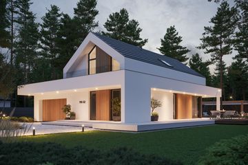  Projekt domu NewHouse 755 G2 (KRZ1096) - projekt domu parterowego z poddaszem - Zdjęcie 9