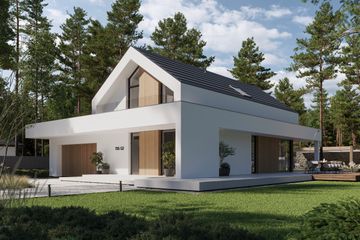  Projekt domu NewHouse 755 G2 (KRZ1096) - projekt domu parterowego z poddaszem - Zdjęcie 10