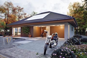  Projekt domu Srebrna II z garażem 1-st. [A] (WRF2456) - projekt domu parterowego - Zdjęcie 2