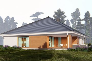  Projekt domu uA8v6 (WCB1552) - projekt domu parterowego - Zdjęcie 3