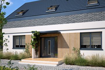  Projekt domu Rufus (BSA2377) - projekt domu parterowego z poddaszem - Zdjęcie 4