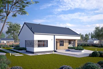  Projekt domu Olcha (BSA2378) - projekt domu parterowego - Zdjęcie 3