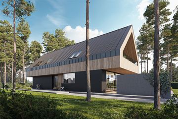  Projekt domu D21-20A G2 (WSA1031) - projekt domu parterowego z poddaszem - Zdjęcie 4