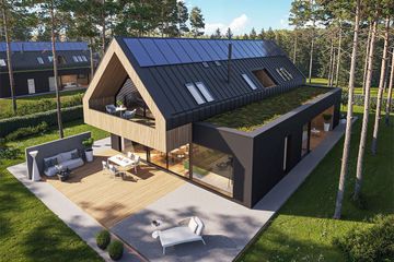  Projekt domu D21-20A G2 (WSA1031) - projekt domu parterowego z poddaszem - Zdjęcie 5