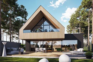  Projekt domu D21-20A G2 (WSA1031) - projekt domu parterowego z poddaszem - Zdjęcie 6