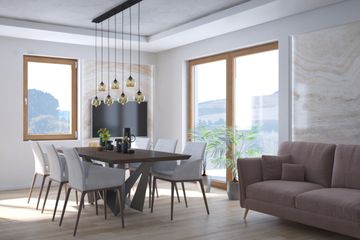  Projekt domu Bobrów a3 (KRP2803) - projekt domu parterowego z poddaszem - Zdjęcie 5