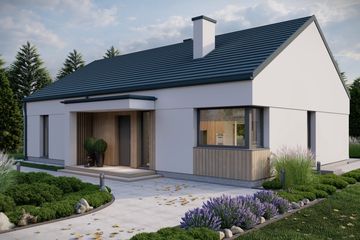  Projekt domu na Majowej (WBF1003) - projekt domu parterowego - Zdjęcie 13