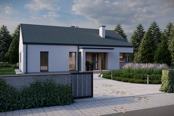  Projekt domu na Majowej (WBF1003) - projekt domu parterowego - Zdjęcie 12