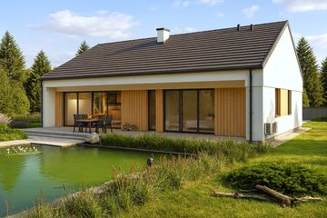  Projekt domu na Majowej (WBF1003) - projekt domu parterowego - Zdjęcie 2