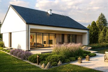  Projekt domu na Majowej (WBF1003) - projekt domu parterowego - Zdjęcie 3