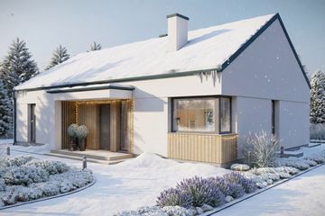  Projekt domu na Majowej (WBF1003) - projekt domu parterowego - Zdjęcie 2