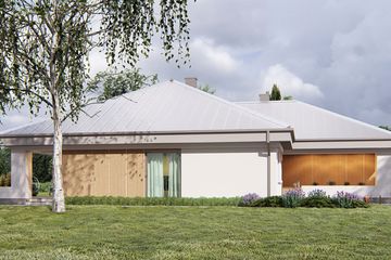  Projekt domu uA9v6 (WCB1553) - projekt domu parterowego - Zdjęcie 3