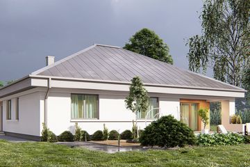  Projekt domu uA9v6 (WCB1553) - projekt domu parterowego - Zdjęcie 5