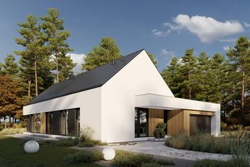  Projekt domu HomeKoncept 117 G2 wariant 02 (KRX1265) - projekt domu parterowego - Zdjęcie 19