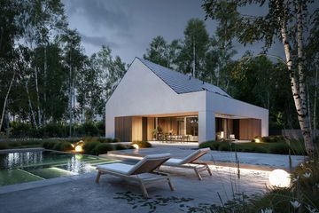  Projekt domu HomeKoncept 119 G2 (KRX1266) - projekt domu parterowego z poddaszem - Zdjęcie 2