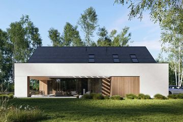  Projekt domu HomeKoncept 119 G2 (KRX1266) - projekt domu parterowego z poddaszem - Zdjęcie 5