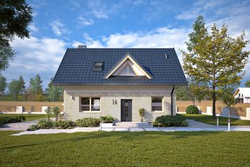  Projekt domu Gucio (BSA2379) - projekt domu parterowego z poddaszem - Zdjęcie 3