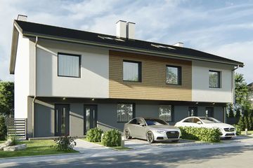  Projekt domu Merlin 3 (WRD3258) - projekt domu z pełnym piętrem - Zdjęcie 1