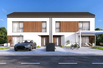  Projekt domu Dori - bliźniak LLL (WRD3254) - projekt domu z pełnym piętrem - Zdjęcie 2