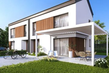  Projekt domu Dori - bliźniak LLL (WRD3254) - projekt domu z pełnym piętrem - Zdjęcie 5