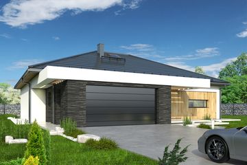  Projekt domu HG-H8 (KRM1101) - projekt domu parterowego - Zdjęcie 9